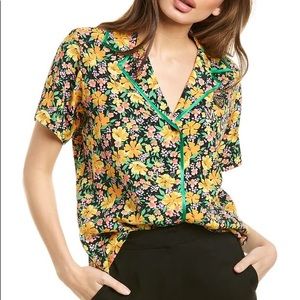 MAJE CIKAEL FLORAL PRINT TOP